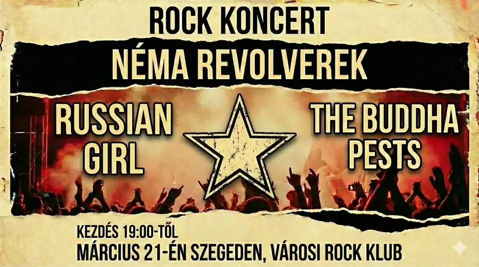 Rock Koncert Szegeden a Városi Rock Klubban!🤟🤟🤟